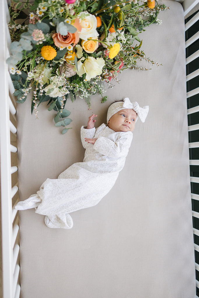 Cream Vines Knot Gown