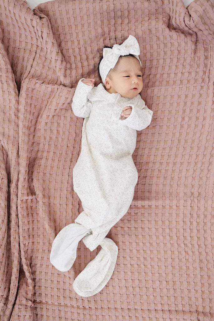 Cream Vines Knot Gown