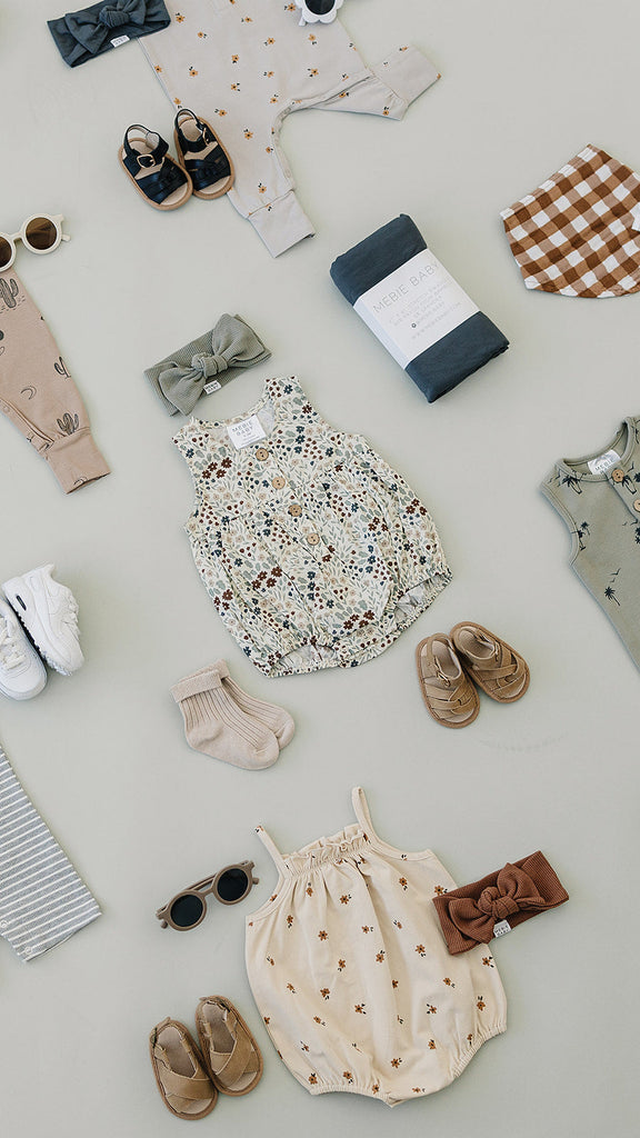 Cream Floral Bubble Romper