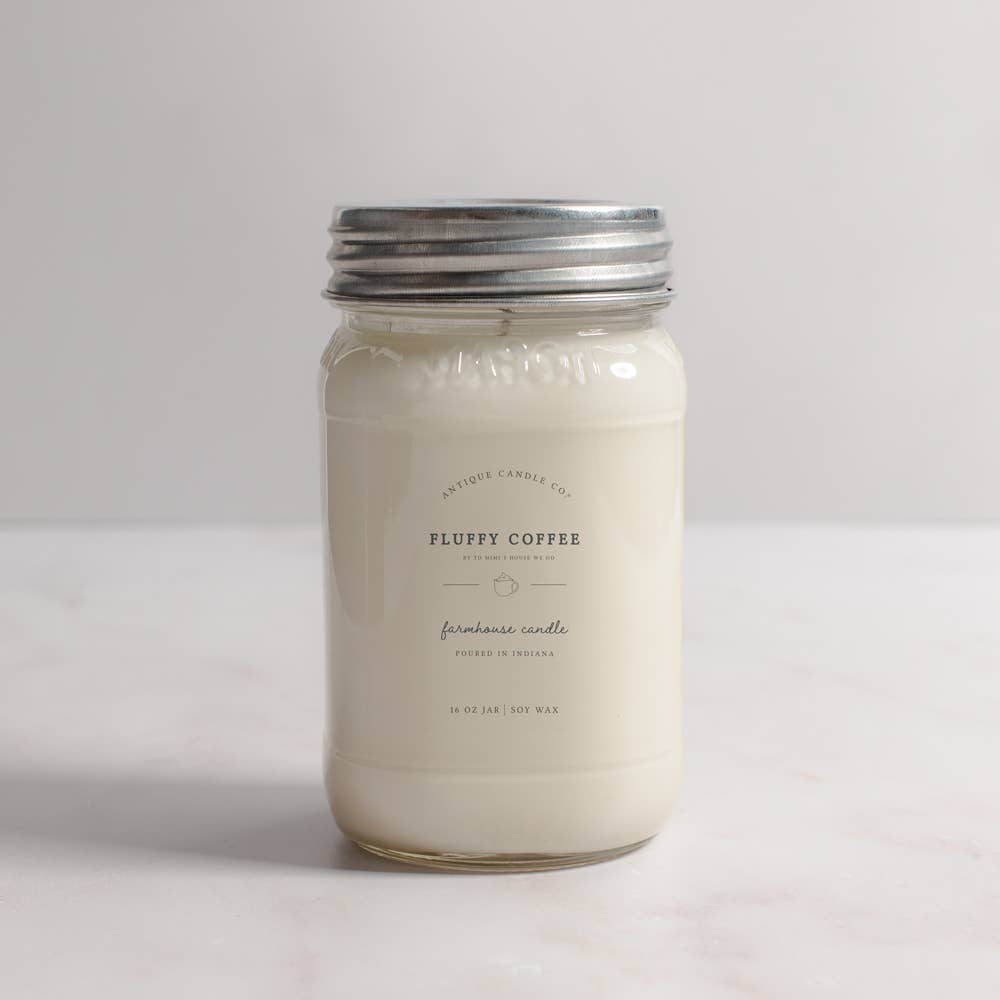 Fresh Roasted Coffee - Soy Wax Mason Jar Candle