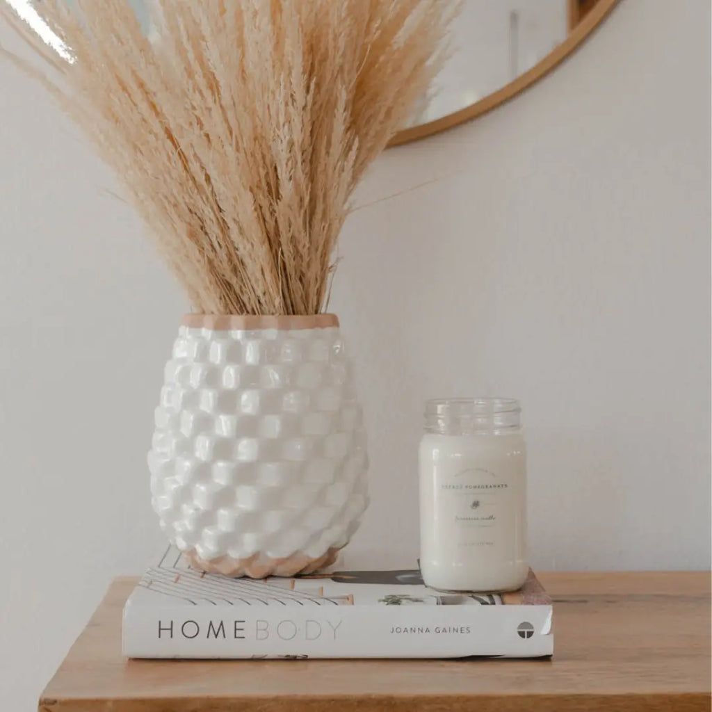 Citrus Pomegranate - Soy Wax Mason Jar Candle 16 OZ.