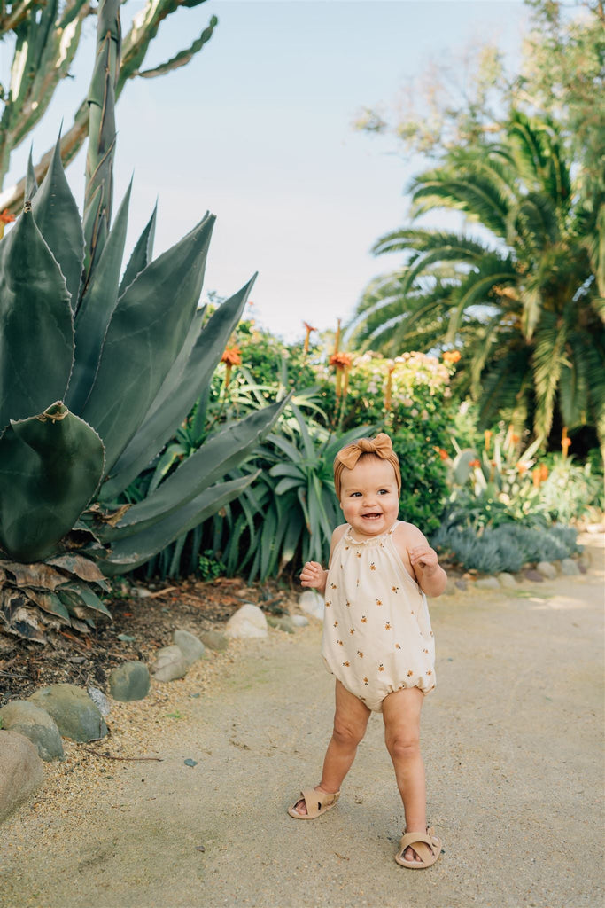 Cream Floral Bubble Romper