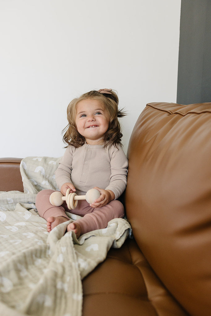 Blush Cotton Joggers