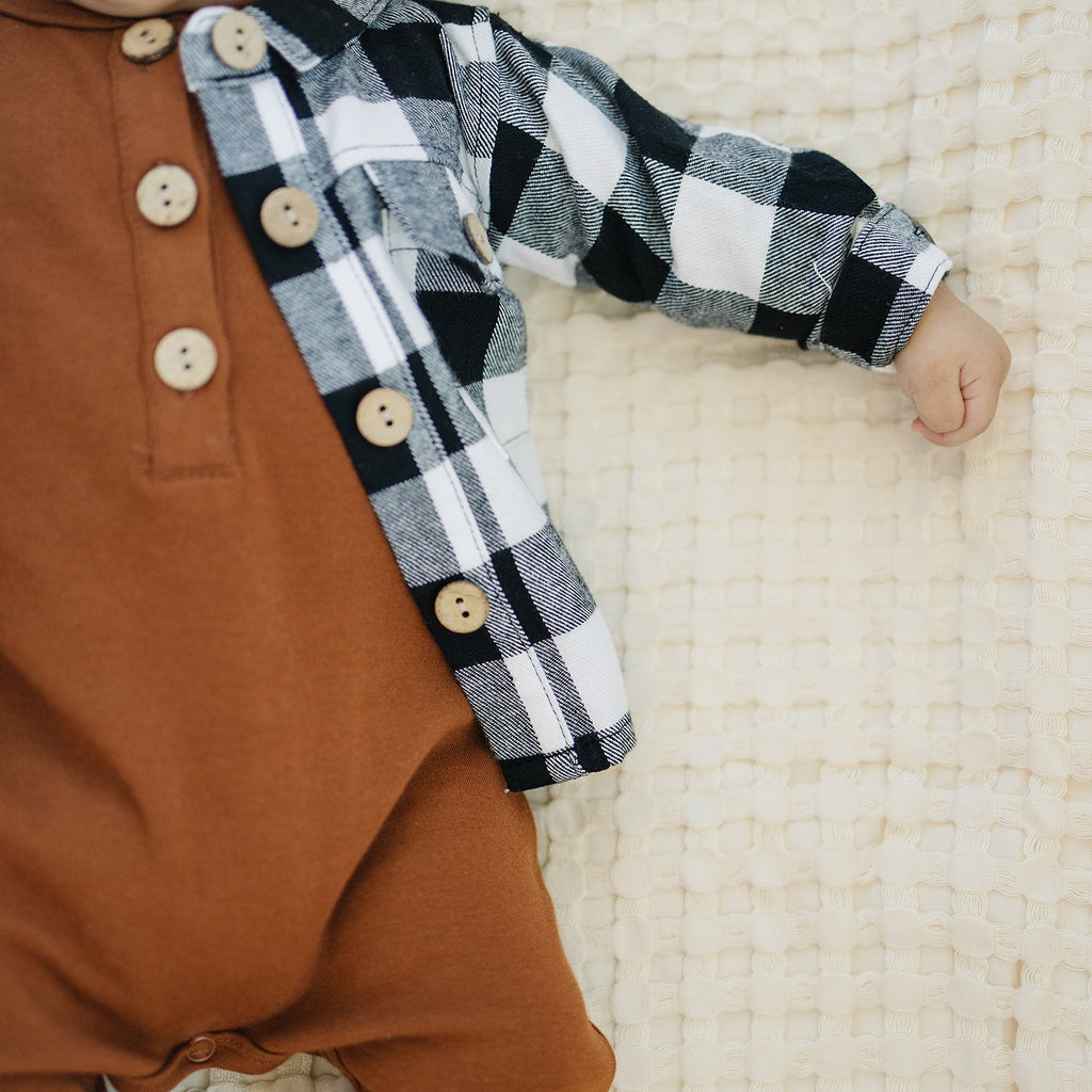 Black + White Shacket