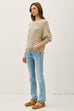 Waffle Knit Dolman Sleeve Sweater