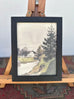 7 1/4” x 9 1/4” Wood Framed Print