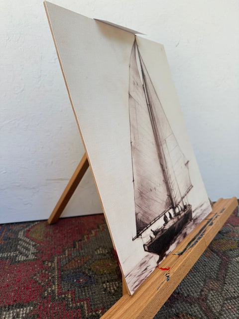 Sailboat Artist Board Print
