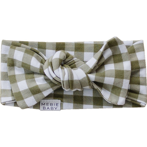 Green Gingham Head Wrap
