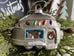 Painted Glass Camper Ornament w/ Light