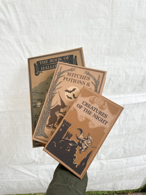 Halloween Book Storage Boxes, Set of 3