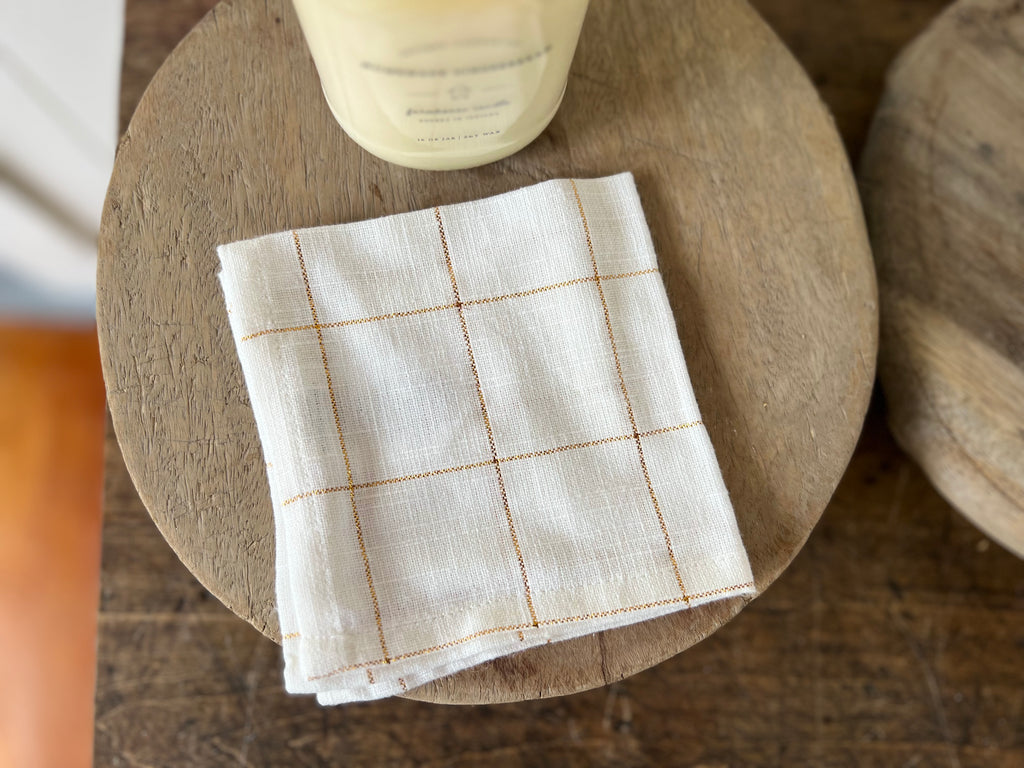 10" Square Cotton Cocktail Napkins set/4