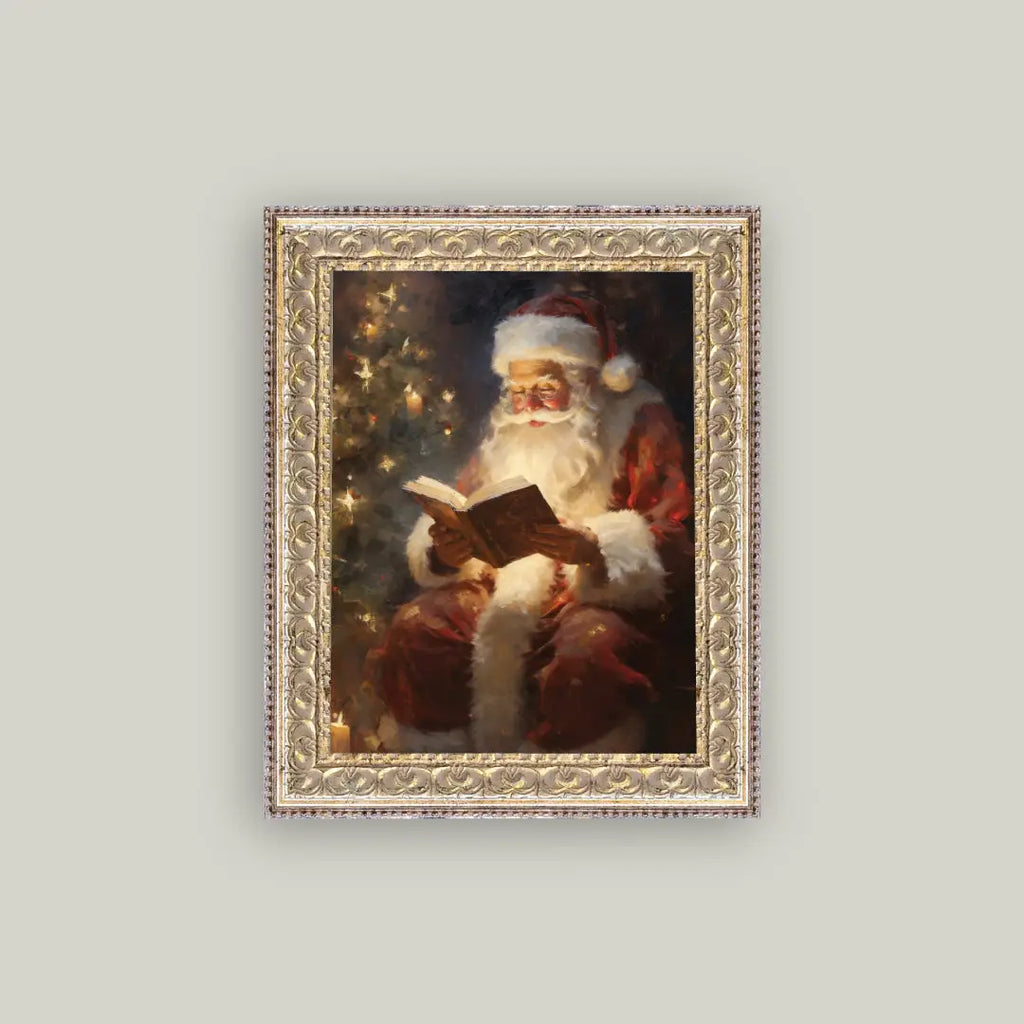 Classic Santa Framed