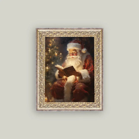 Classic Santa Framed