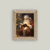 Classic Santa Framed