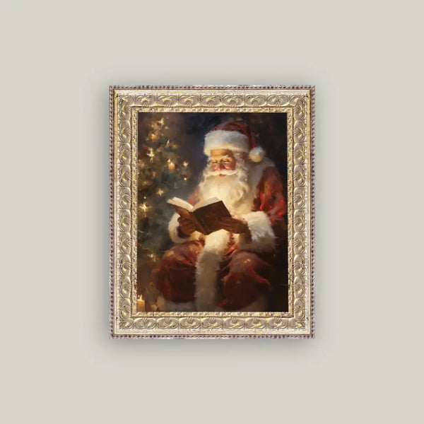 Classic Santa Framed