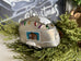 Painted Glass Camper Ornament w/ Light