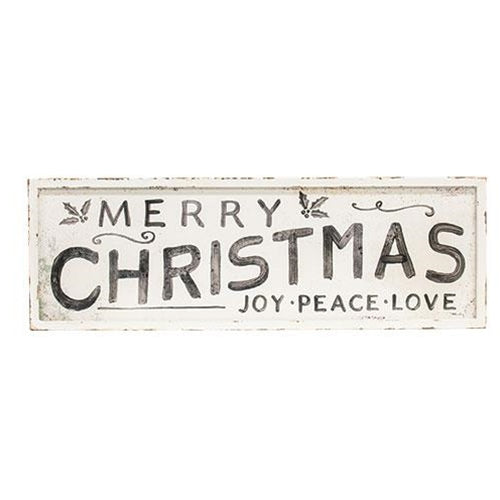 Merry Christmas, Joy Peace Love Sign