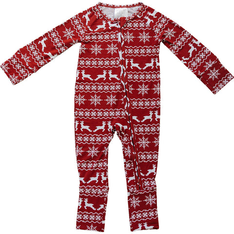 Fair Isle Bamboo Zipper