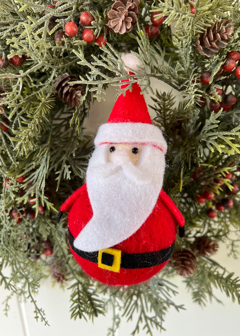 Santa Ornament