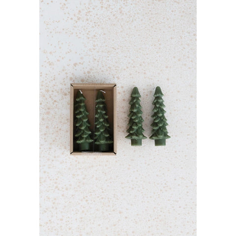 Unscented Tree shaped Taper Candles