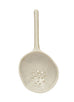 Stoneware Strainer Spoon, Reactive Glaze Large