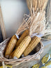 Yellow Resin Indian Corn w/Corn Husk Top