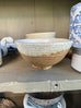 Stoneware bowl reactive glaze