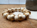 Acrylic & Wood Ball Stretch Bracelet