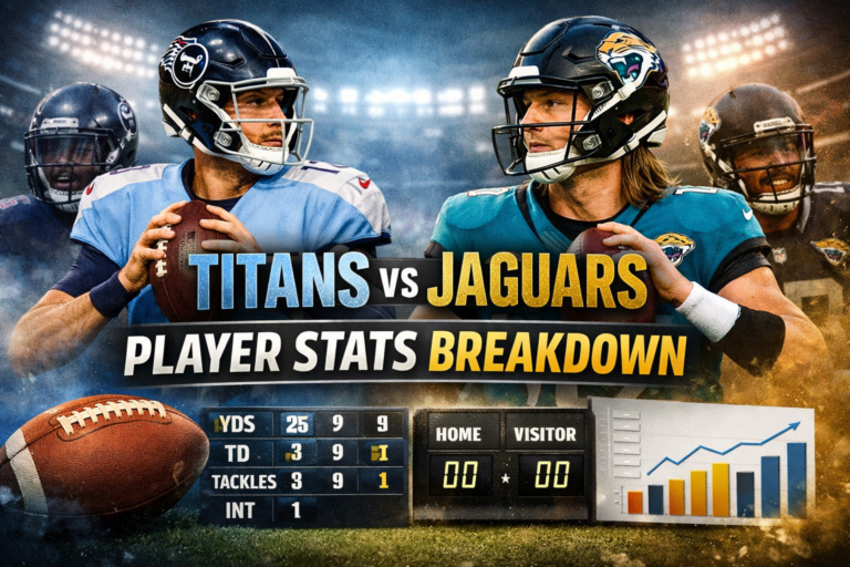 Tennessee Titans vs Jaguars Match Player Stats Explained