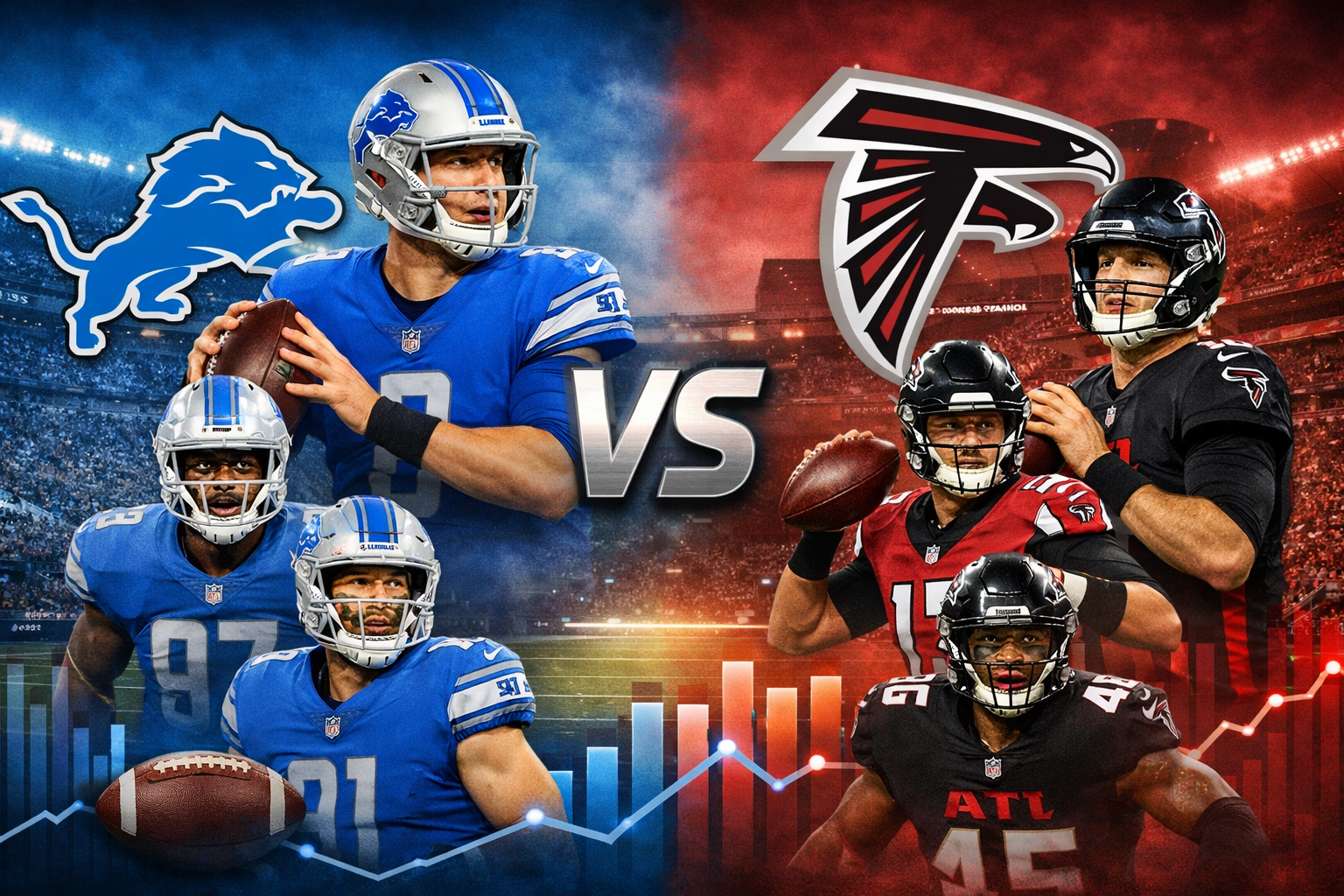 Detroit Lions vs Atlanta Falcons Match Player Stats