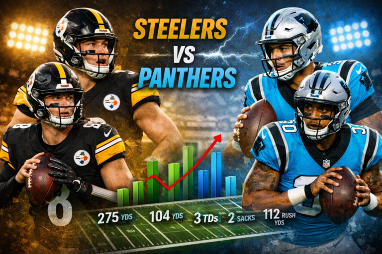 Pittsburgh Steelers vs Panthers Match Player Stats Analysis