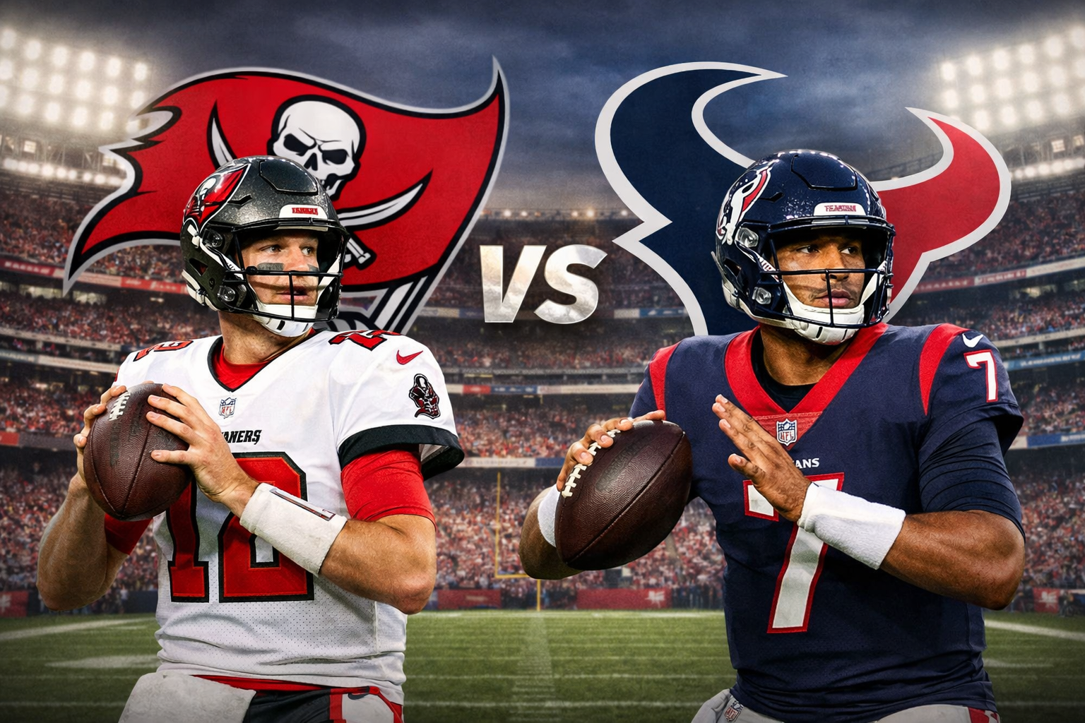 Tampa Bay Buccaneers vs Houston Texans Match Player Stats