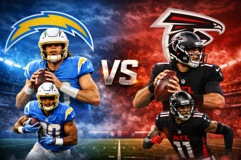 Chargers vs Falcons Match Player Stats Breakdown
