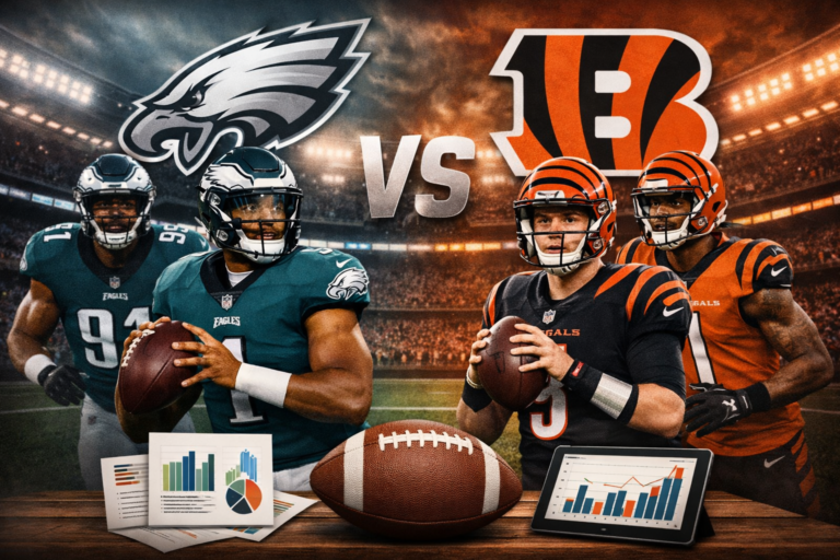 Philadelphia Eagles vs Bengals Match Player Stats