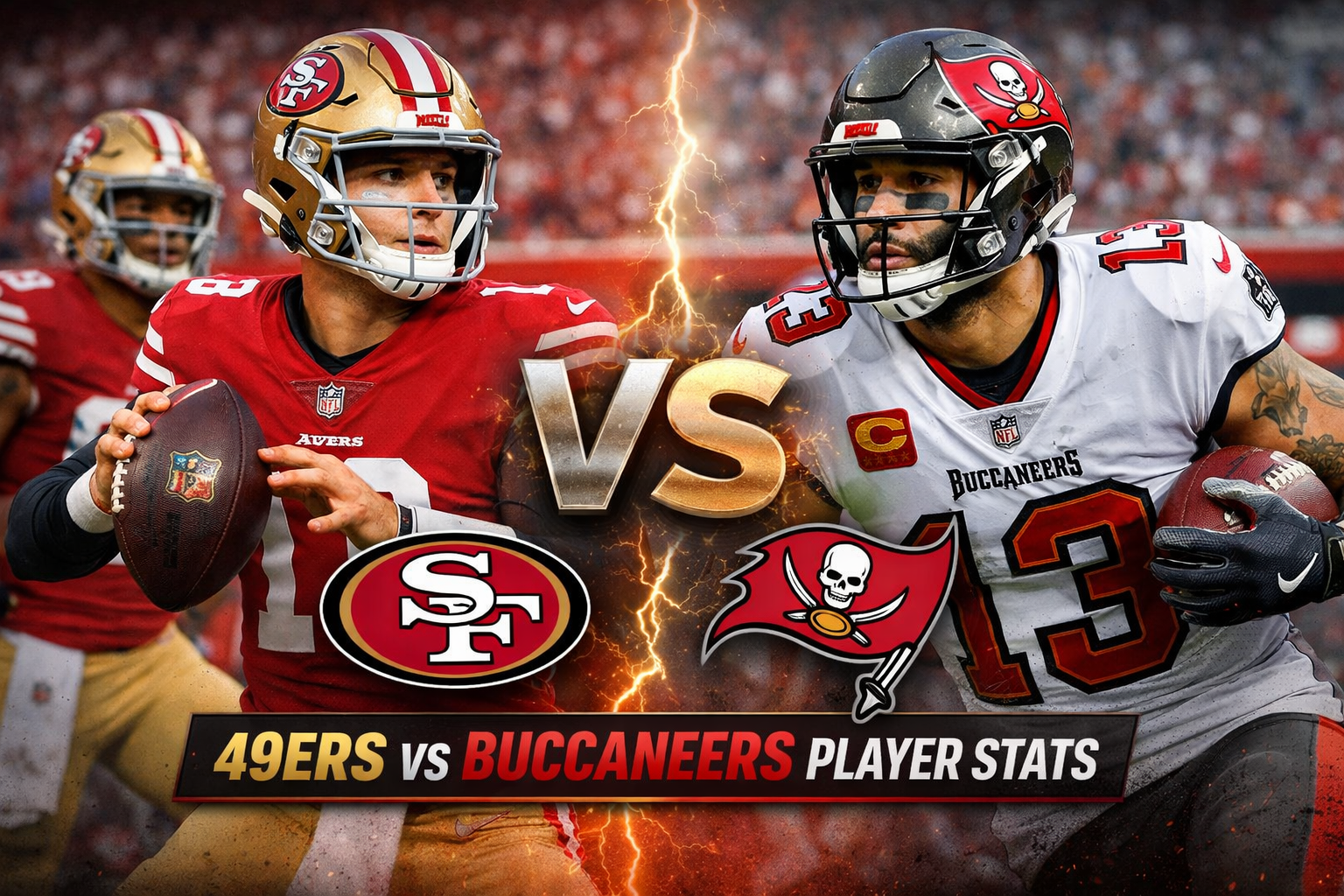 49ers vs Tampa Bay Buccaneers Match Player Stats Breakdown