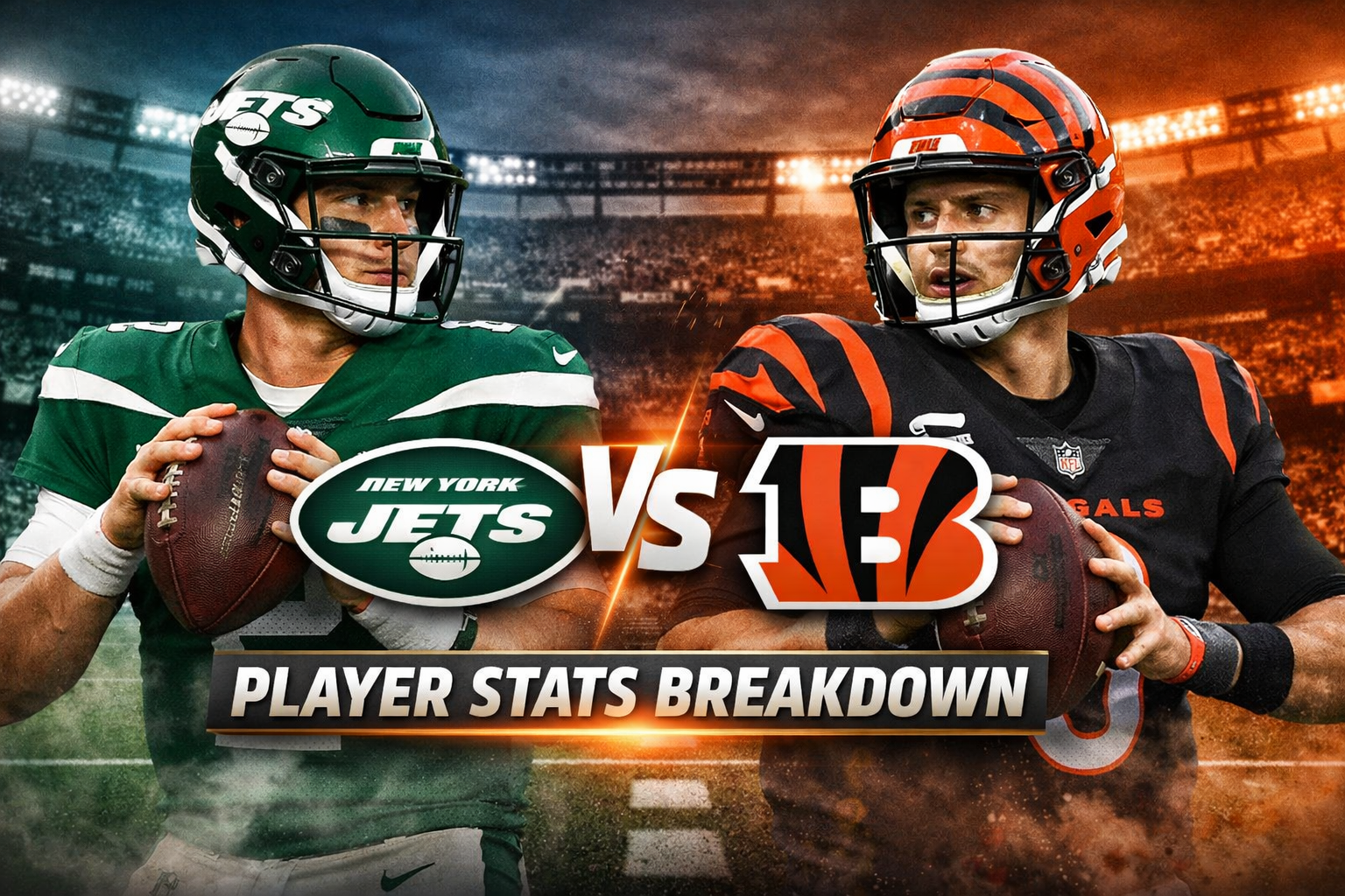 New York Jets vs Bengals Match Player Stats Explained
