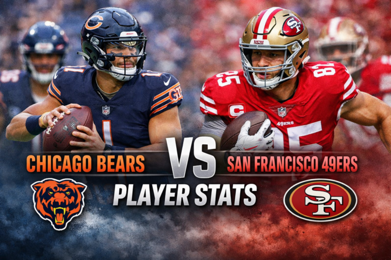 Chicago Bears vs 49ers Match Player Stats Guide