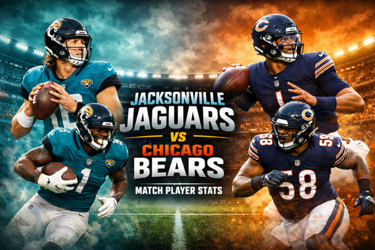Jacksonville Jaguars vs Chicago Bears Match Player Stats