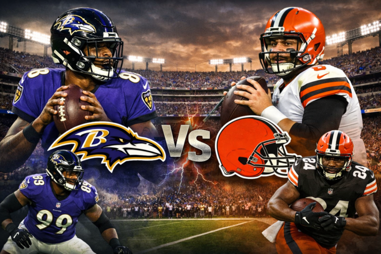 Baltimore Ravens vs Cleveland Browns Match Player Stats