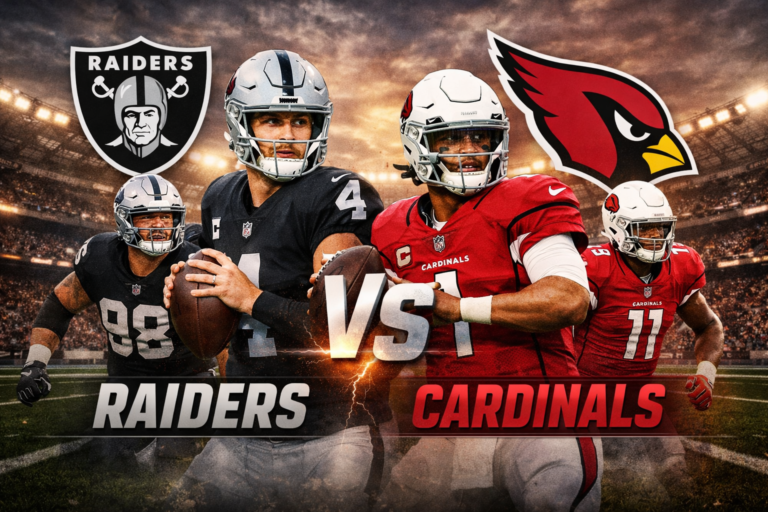 Las Vegas Raiders vs Arizona Cardinals Match Player Stats Breakdown