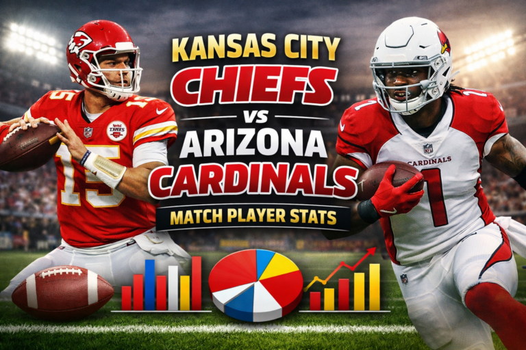 Kansas City Chiefs vs Cardinals Match Player Stats