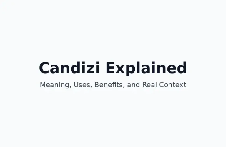 Candizi Explained: Meaning, Uses, Benefits, and Real Context