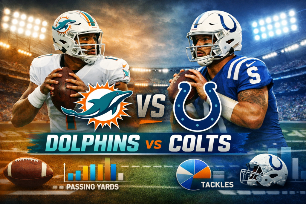 Miami Dolphins vs Indianapolis Colts Match Player Stats Deep Analysis