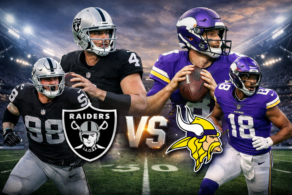 Las Vegas Raiders vs Minnesota Vikings Match Player Stats