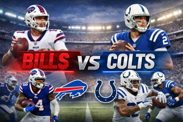 Buffalo Bills vs Colts Match Player Stats Breakdown