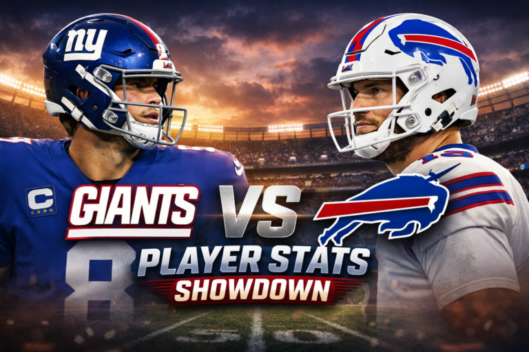New York Giants vs Buffalo Bills Match Player Stats Analysis