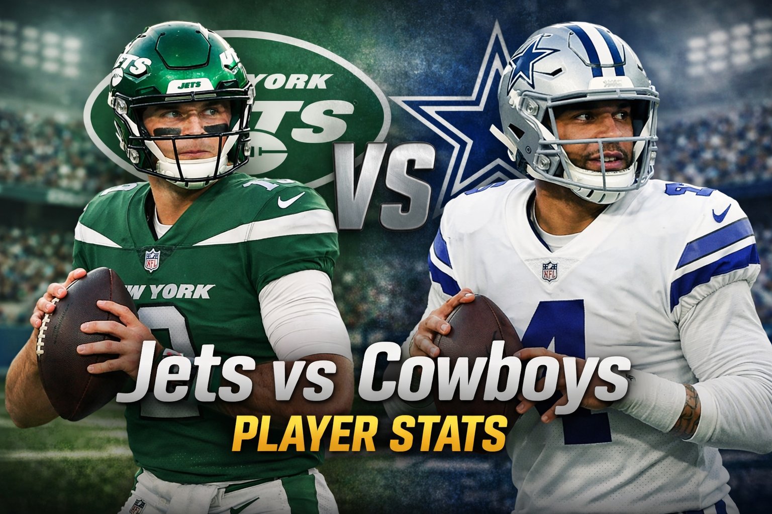 New York Jets vs Dallas Cowboys Match Player Stats Analysis