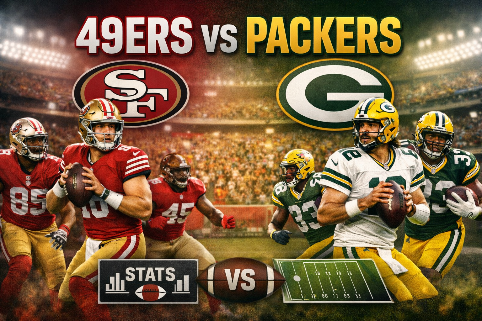 49ers vs Green Bay Packers Match Player Stats Analysis