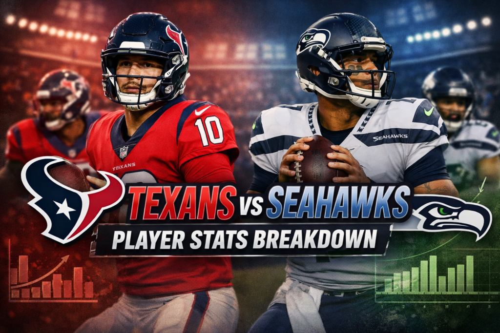 Texans vs Seahawks Match Player Stats Breakdown