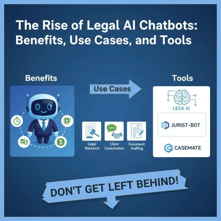 The Rise of Legal AI Chatbots: Benefits, Use Cases, and Tools